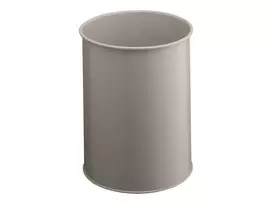 DURABLE Metalinė šiukšliadėžė 15L Apvali Juoda 330110