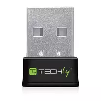 Techly I-WL-USB-600TY Mini WiFi USB adapteris Dual Band MU-MIMO 2dBi 600Mbps juodas