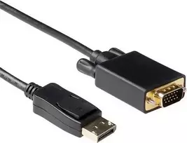 ACT 2m DisplayPort vyriškas į VGA vyriškas konversijos kabelis (AK3999)