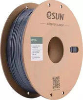 eSUN PETG+ 1.75mm pilkos spalvos 1kg popierinė ritė 3D spausdintuvo kaitinamoji medžiaga PETG+175H1P1
