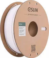eSUN PETG+ 1,75mm baltas 1kg popierinė ritė 3D spausdintuvo filamentas PETG+175W1P1