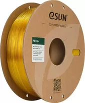 ESUN PETG+ 1,75mm permatomai geltoni 1kg popierinė ritė 3D spausdintuvo filamentas PETG+175T-Y1P1