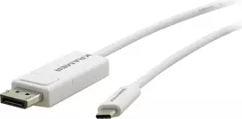 Kramer Electronics C-USBC/DPM-6 USB-C į DisplayPort adapterio kabelis, 1,8 m, baltas 99-97211206