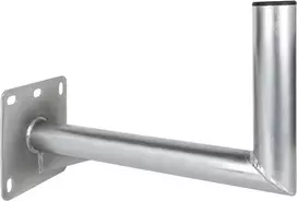 Megasat WB 40 sieninis laikiklis palydovinėms lėkštėms, aliuminis/plienas, 40 cm alkūnė, sidabrinis 110149