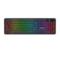 Redragon RM104 PRO VOLCANO RGB belaidė membranninė žaidimų klaviatūra - juoda