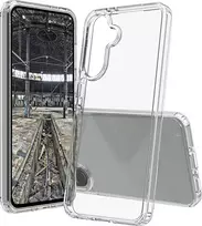 JT Berlin BackCase Pankow Clear, skaidrus, smūgius sugeriantis TPU dėklas, skirtas Samsung Galaxy A36 5G, modelis 11172