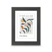 Hama Flora plastikinis rėmelis Contrast Grey 30 x 40 cm 00193307