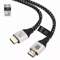 Techly ICOC-HDMI21-8-020T HDMI 2.1 kabelis 8K 10K 48Gbps 2m juodas pintas