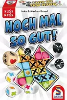 Schmidt Spiele Nochmal so gut (49365) - kauliukų žaidimo papildymas žaidimui Nochmal!, 1-6 žaidėjai, nuo 8 metų, 20-30 minučių, 2 dvipusiai rezultatų lapai, 4 nauji žaidimo variantai, vokiečių kalba
