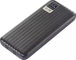 VOLTCRAFT VC-WT-K512 nešiojamas įkroviklis (power bank) 10000 mAh Fast Charge LiPo juodas su būsenos ekranu VC-15139410