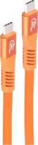 SHIVERPEAKS USB-C į USB-C kabelis 3.2 Gen 2x2 240W PD 3.1, 3m, oranžinis BS14-77047