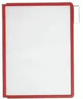 DURABLE SHERPA PANEL A4 informacinis skydelis, 5 vnt. rinkinys, juodas rėmas 560603