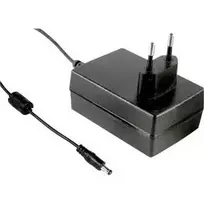 MEAN WELL GST25E15-P1J 25W 15V DC 1.67A AC-DC maitinimo šaltinio adapteris su 2,1x5,5mm cilindriniu jungtimi