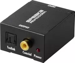 SpeaKa Professional SP-ATDAC-100 AV konverteris, RCA į Toslink ir koaksialinį skaitmeninį, SP-13904368