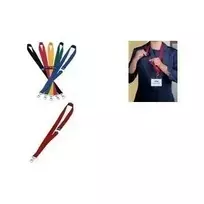 Durable Textile Lanyard 20 su karabinu 813707, mėlynas, 10 vnt. paketas
