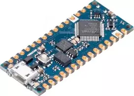 Arduino Nano Every su litavimo kontaktais, ATmega4809, iš anksto prilituotais, Micro-USB ABX00033