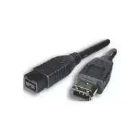 EXSYS FireWire 1394b 9-Pin į 6-Pin kabelis, 3,0 m, juodas EX-K6862