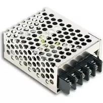 MEAN WELL RS-15-48 15W 48V DC kompiuterio maitinimo šaltinis su apsauga nuo perkrovos, viršįtampio, trumpojo jungimo, metaliniu korpusu, 85-264V AC įėjimu