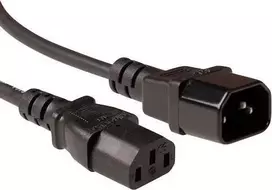 ACT AK5214 1,2 m C14 į C13 maitinimo laidas, juodas