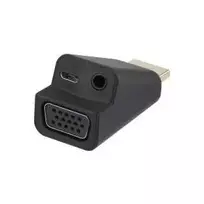 Renkforce HDMI į VGA adapteris su 3,5 mm audio, Full HD 1080p, juodas 041C142