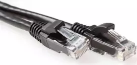 ACT 3m Cat6a U/UTP RJ45 tinklo kabelis, juodas, 10Gbps, 500MHz, varis, PVC apvalkalas IB3503