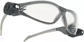 3M LED Light Vision apsauginiai akiniai su integruotais LED apšvietimo šviestuvais, sidabriniai/juodi rėmeliai, permatomi anti-scratch anti-fog lęšiai, UV apsauga