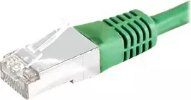 EXERTIS CONNECT S/FTP Cat.6 tinklo kabelis, PiMF, žalias, 20 m, plonas Snagless apsauginis dangtelis 856926