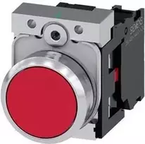 Siemens 3SU1150-0AB20-1CA0 SIRIUS ACT perjungiklis, 22mm, 2 padėčių, 1NO, juodas