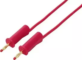 VOLTCRAFT MSB-132 2 m raudonas matavimo laidas su 4 mm sukabinamais banana kištukais VC-18709990