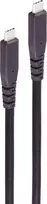 SHIVERPEAKS USB-C į USB-C kabelis 3.2 Gen 2x2, 20Gbps, 100W PD, 4K vaizdas, TPE, 1,5 m, juodas BS13-57155