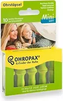 OHROPAX Mini Soft ausų kištukai 35 dB putų 10 vnt. (2043245)
