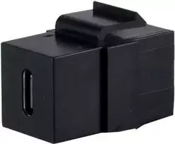 SHIVERPEAKS S/CONN maximum connectivity USB-C 3.1 Keystone adapteris, 10Gbps, moteriškas į moterišką, juodas (08-10040)