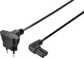 Sygonix SY-5043506 maitinimo laidas CEE 7/7 į IEC C13 5 m juodas