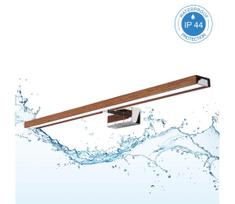 BRILAGI-LED Vonios veidrodžio apšvietimas 3 v 1 WOODY MIRROR LED/15W/230V IP44 chromas/ąžuolas vyšnia
