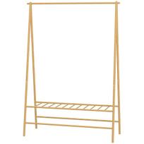 Drabužių kabykla Homcom 116x43,5x160cm., šviesiai rudos spalvos