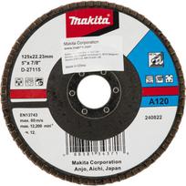 Lamelinis šlifavimo diskas Makita 125 mm, A120