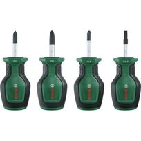 Bosch trumpų atsuktuvų rinkinys, 4 dalių (SL4, SL6.5, PH1, PH2)