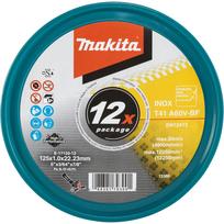 Pjovimo diskų rinkinys Makita E-17120-12 INOX, 125 x 1,0 x 22,23 mm, 12 vnt.
