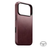 Nomad Traditional Leather Case, burgundy (Horween) – iPhone 18 Pro/17 Pro