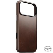 Nomad Traditional odinis dėklas, rustic brown (Horween) – iPhone 18 Pro Max/17 Pro Max