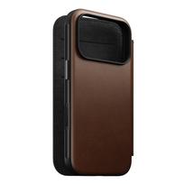 Nomad Modern Leather Folio, brown – iPhone 18 Pro/17 Pro