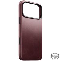 Nomad Traditional odinis dėklas, bordo (Horween) – iPhone 18 Pro Max/17 Pro Max