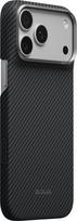 Pitaka Edge dėklas, juodas/pilkas ruoželinis – iPhone 18/17 Pro Max