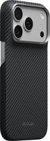 Pitaka Edge dėklas, juodas/pilkas ruoželinis – iPhone 18/17 Pro