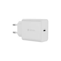 Devia sieninis įkroviklis Rocket PD 45W 1x USB-C baltas