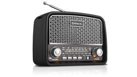 Radijas REAL-EL X-520 juodos spalvos