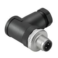 M12 kištukas 4pin, kampu, 6-8mm kabeliui, IP67