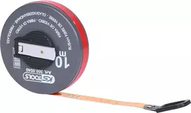 Matavimo juosta ks tools 300.0040 — 10 m plastikinė juosta, įtraukiamas korpusas
