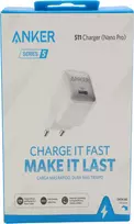 Anker Nano 20W USB-C Charger, PowerIQ 3.0 Compact USB-C Power Supply White