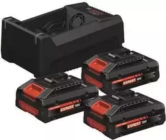 Bosch 0615V0005X 3x EXBA 18V 4.0Ah akumuliatoriai + GAL 12V/18V-80 įkroviklis